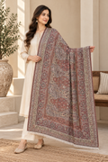 Slate Grey Kani Paisley Shawl