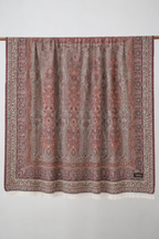 Slate Grey Kani Paisley Shawl
