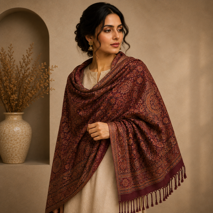 Women Embroidered Shawls